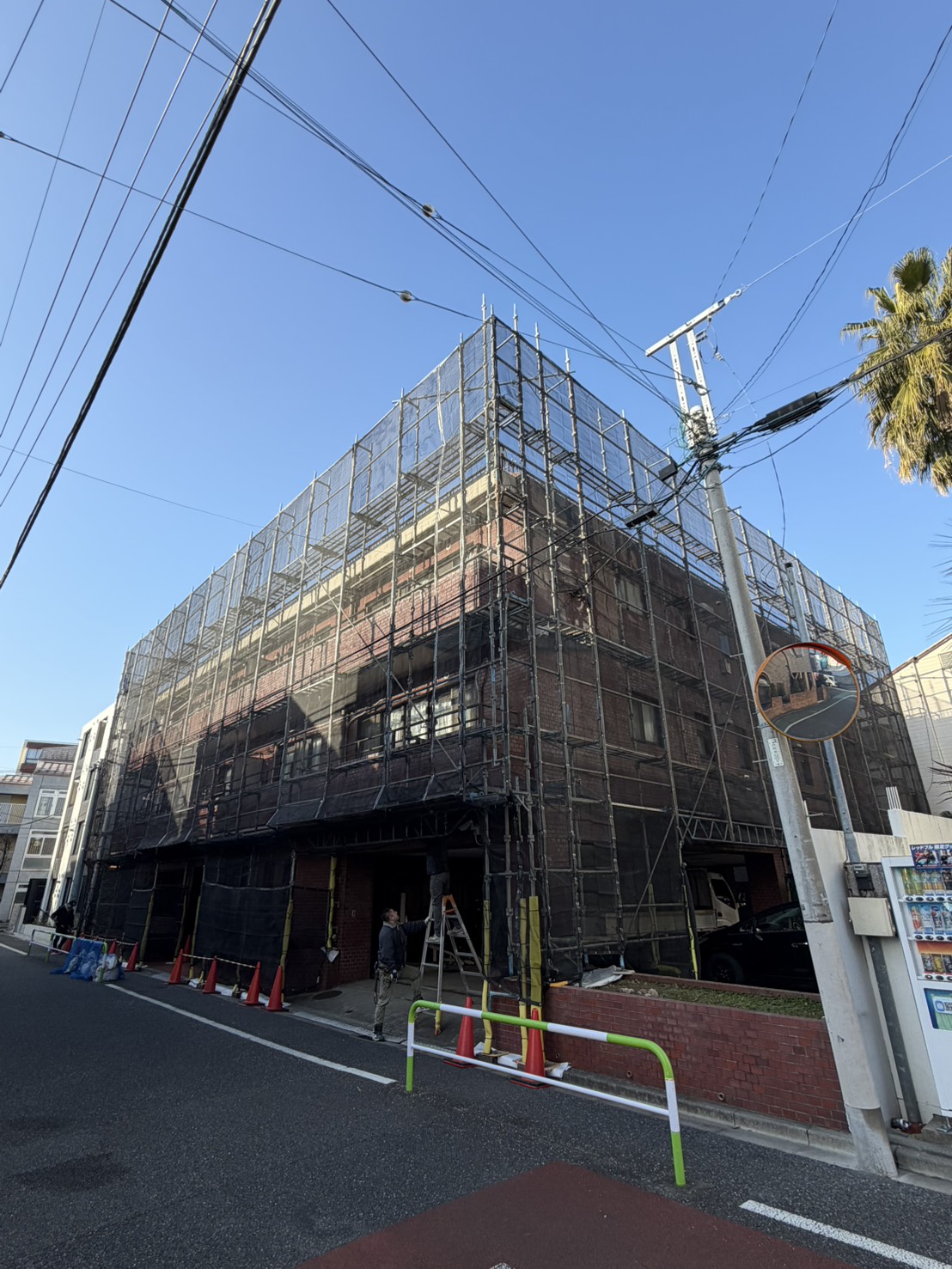 足場組立　東京都文京区