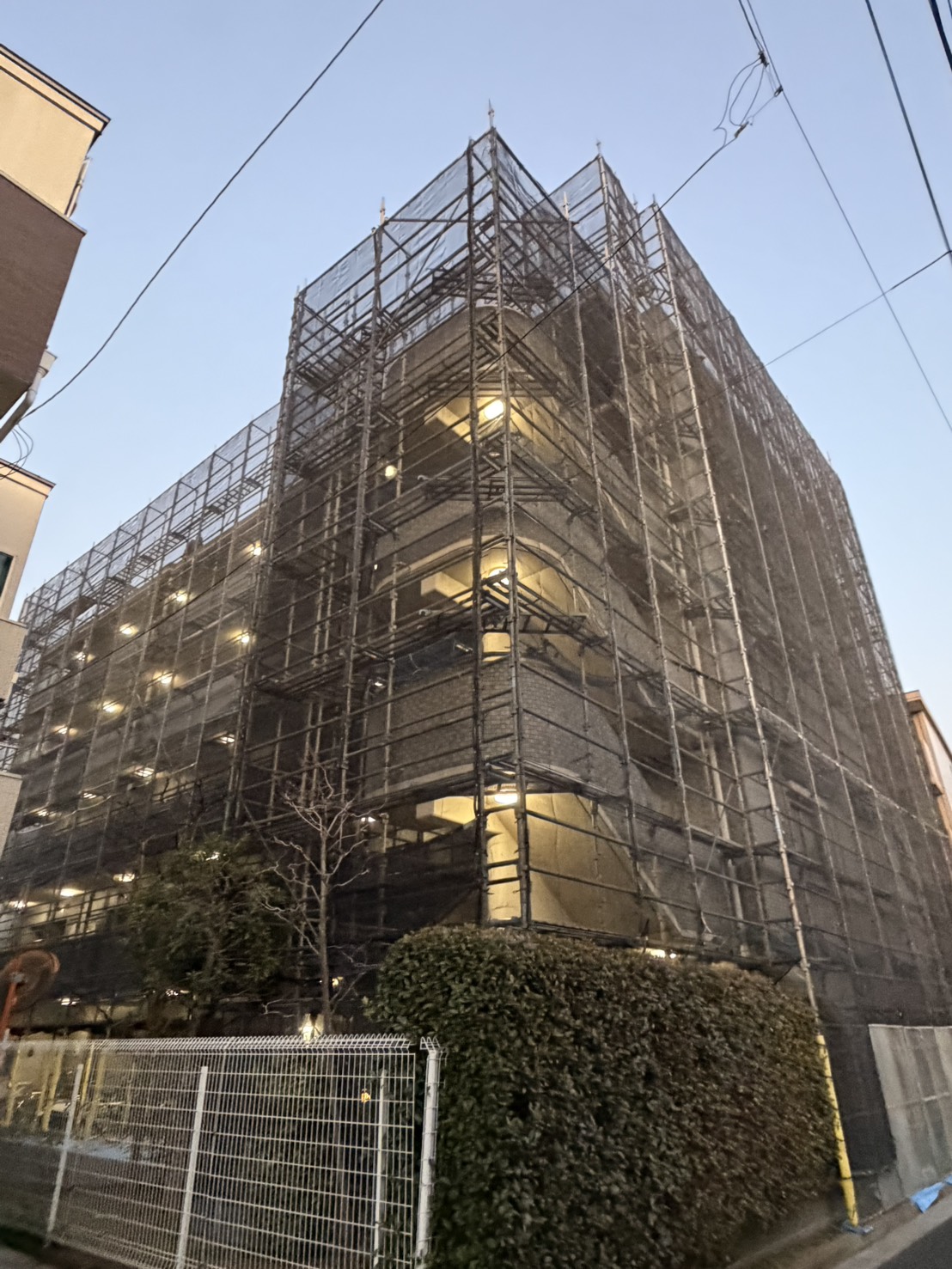足場組立工事　横浜市鶴見区
