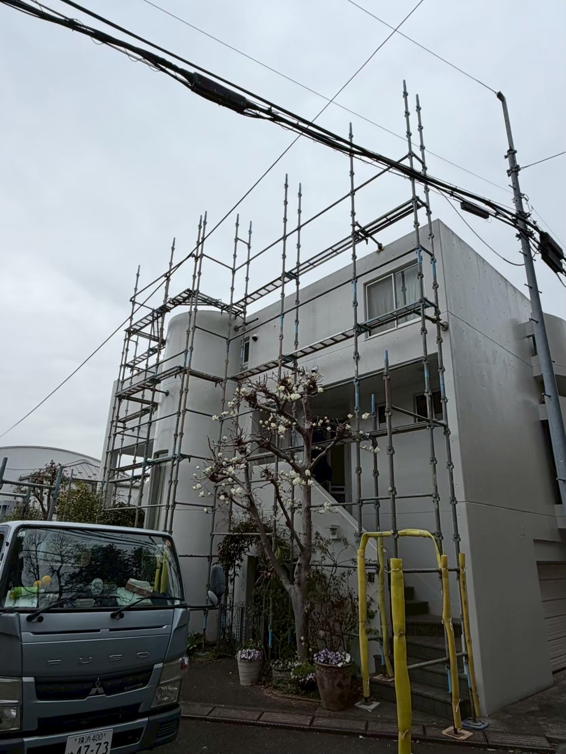 東京都｜ソーラーパネル設置用 足場組立工事